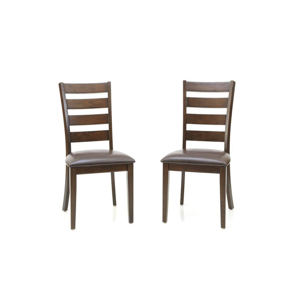 Ladder Back Side Chair Set of 2 Q9243