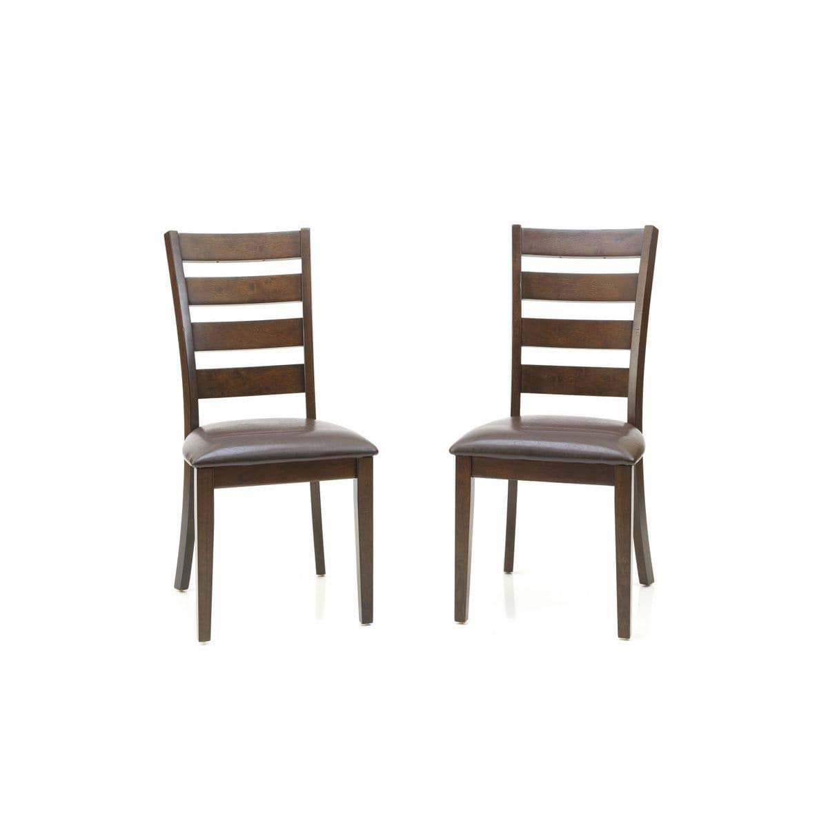 Ladder Back Side Chair Set of 2 Q9243