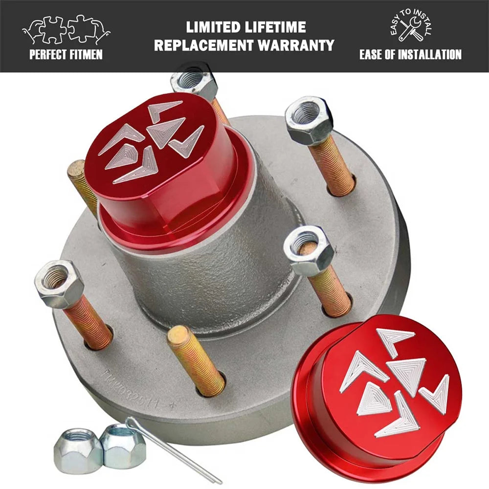 Replacement Aluminum Cap Assembly with O-rings for Vortex Hubs with 5 Bolts F210724