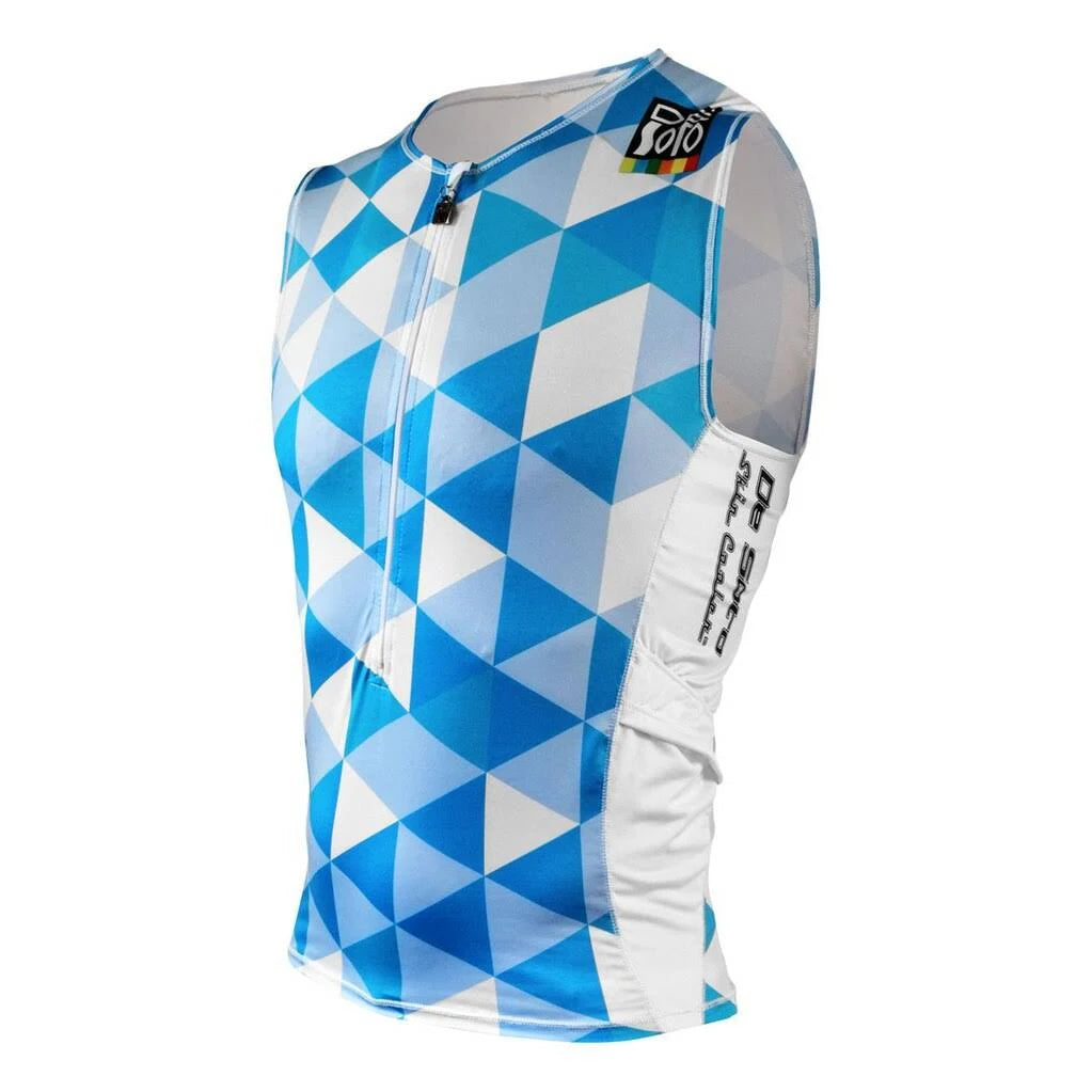 South Beach Mondrian Half Zip Tri Top S70374