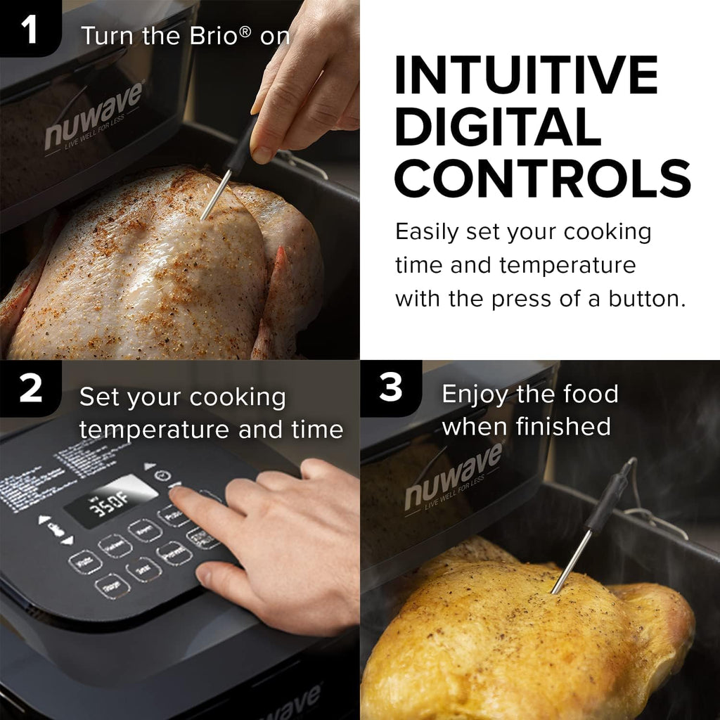 6-in-1 Air Fryer Oven Combo, 8-Qt X-Large Size, 100 Pre-Programmed Presets O632