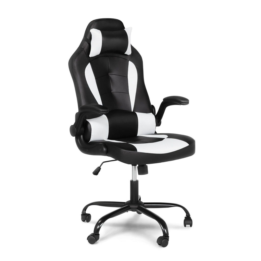 Black and White 47-Inch Desk and Chair Set Z5676