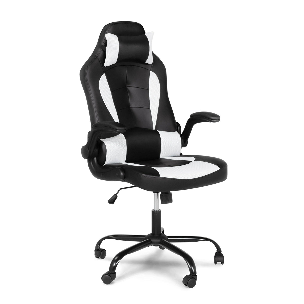 Black and White 47-Inch Desk and Chair Set Z5676