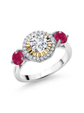 1.32 Ct Lab Grown Diamond 3 Stone Engagement Ring U42268