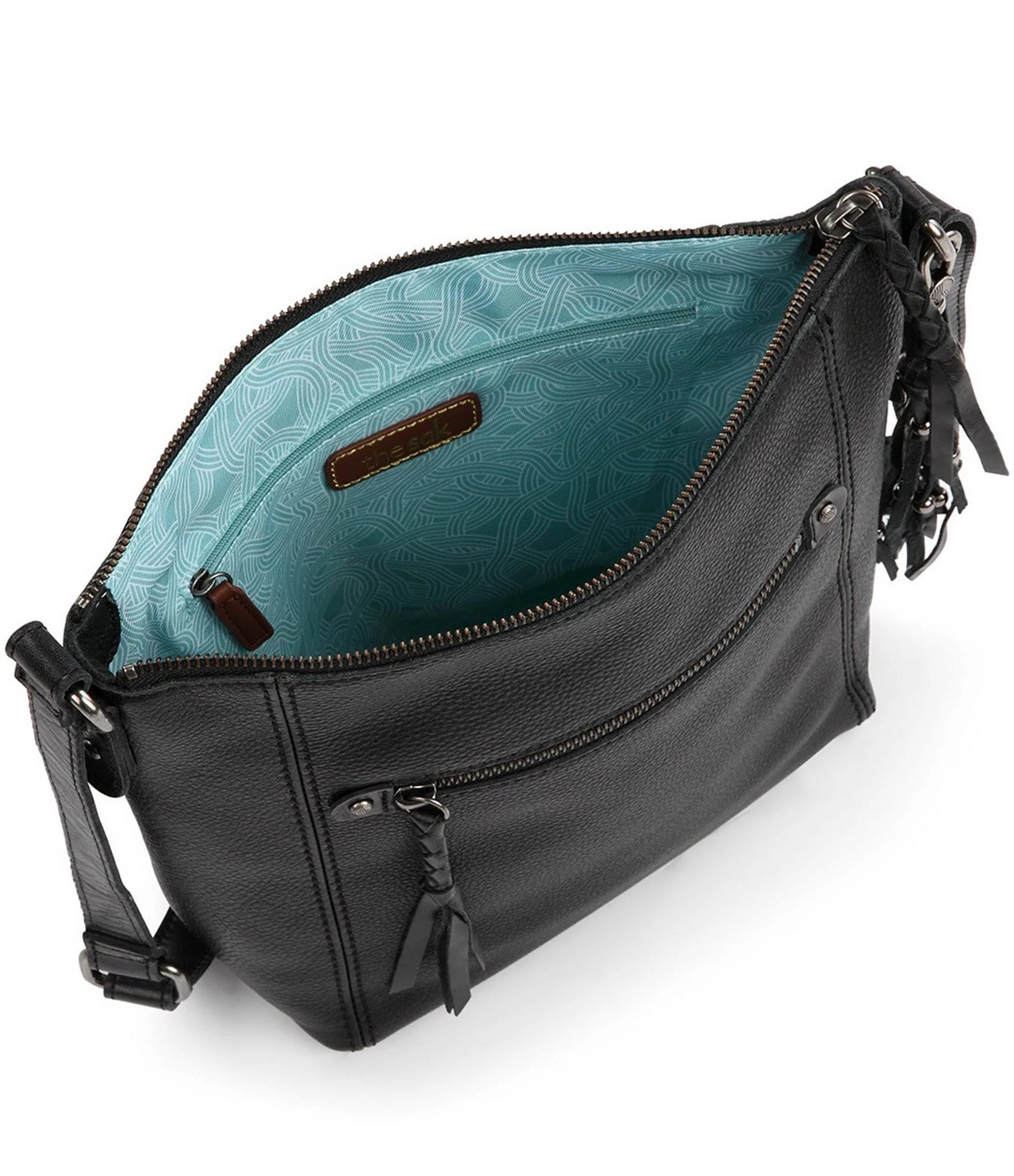 Dusty Coral Leather Crossbody D345