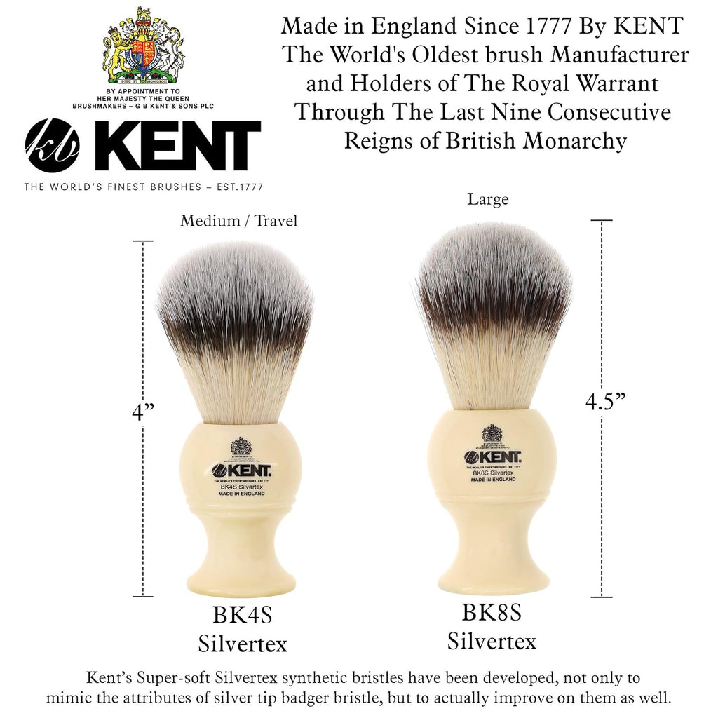 Shaving Brush with Synthetic Bristles and Resin Handle, Pack of 2 X564