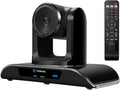 4K PTZ Webcam Video Conference Camera with 5X Digital Zoom and Remote Control USB Wide-Angle T2051