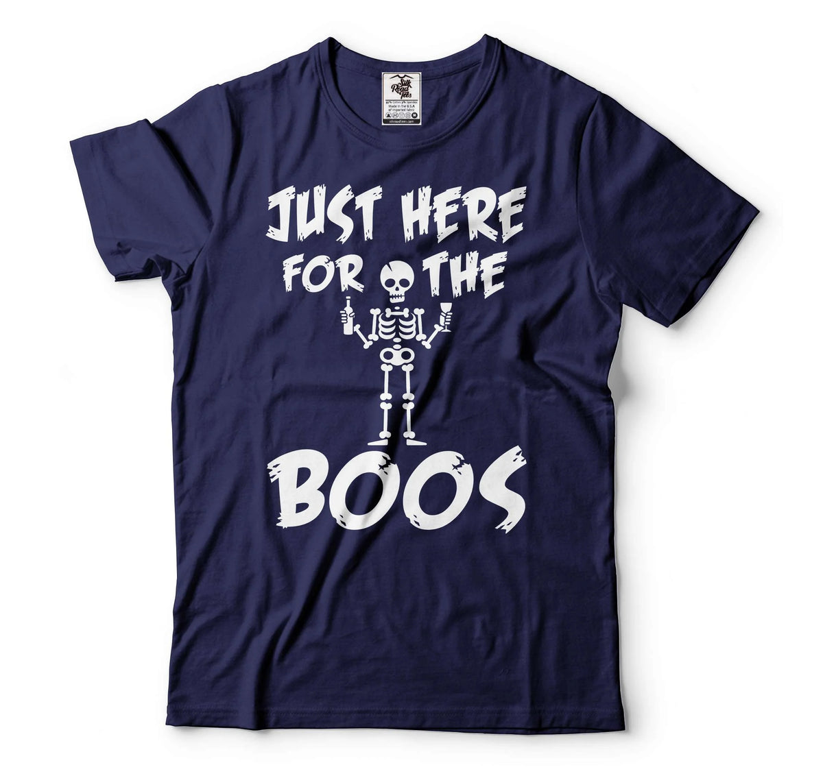 Grey Funny Halloween Skeleton Shirt B52125