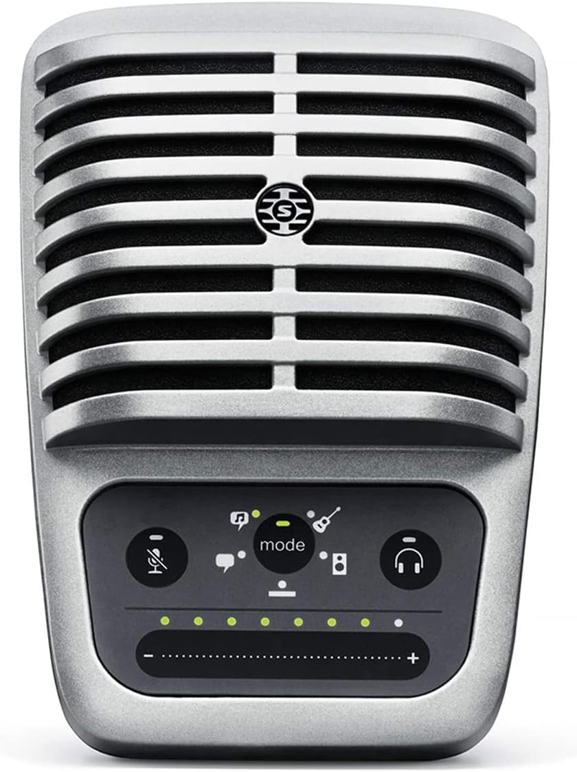 Digital Large-Diaphragm Condenser Microphone with USB, Lightning and USB-C Cables V536