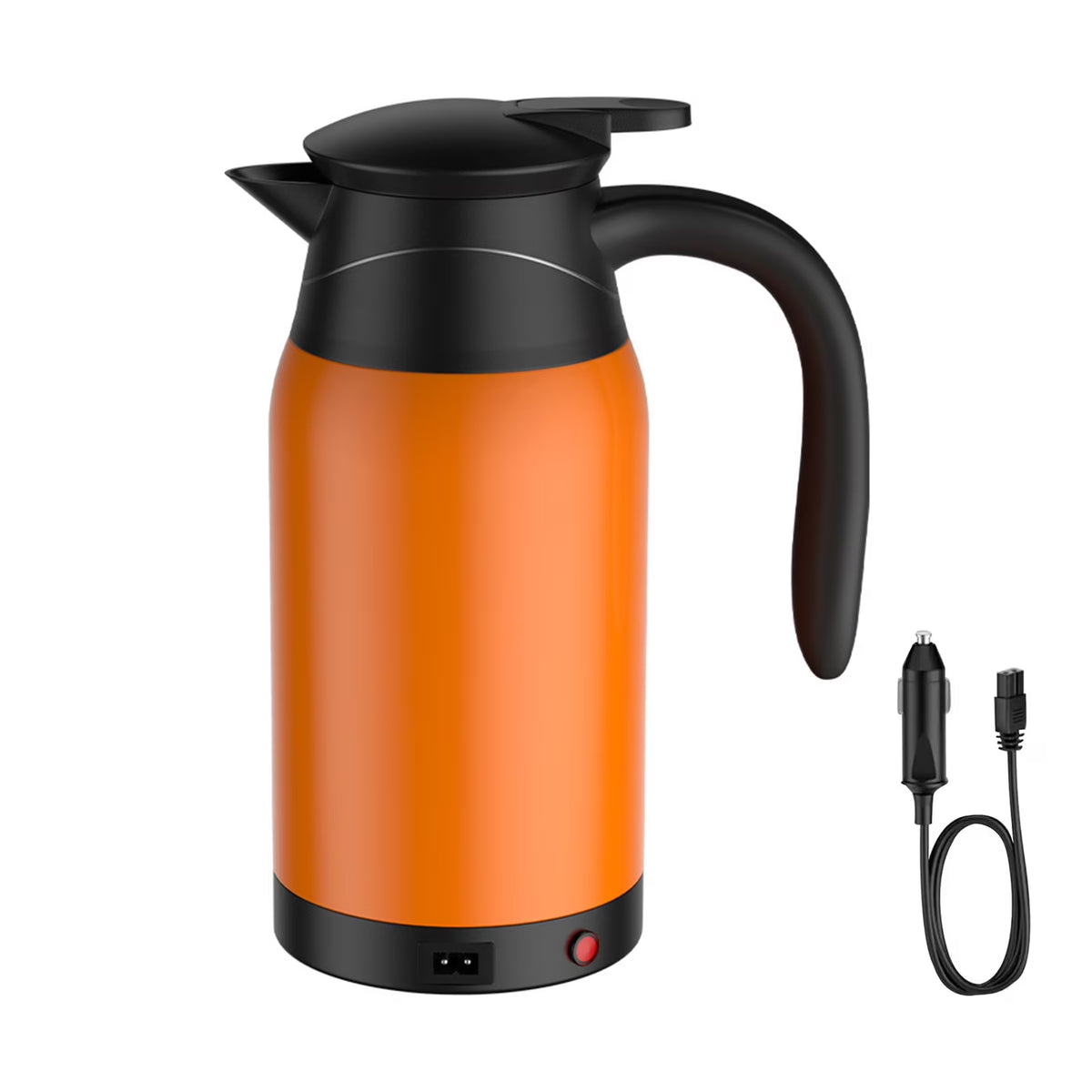 12V Portable Stainless Steel Car Electric Kettle 1000mL I1686