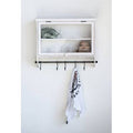 Wall Shelf with Hooks B245