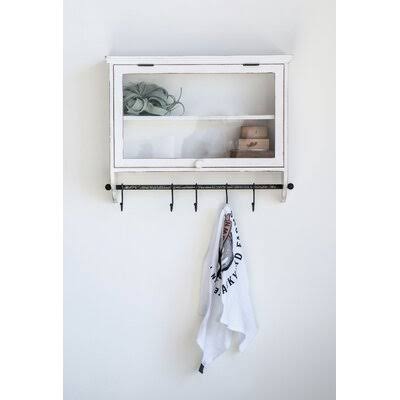 Wall Shelf with Hooks B245