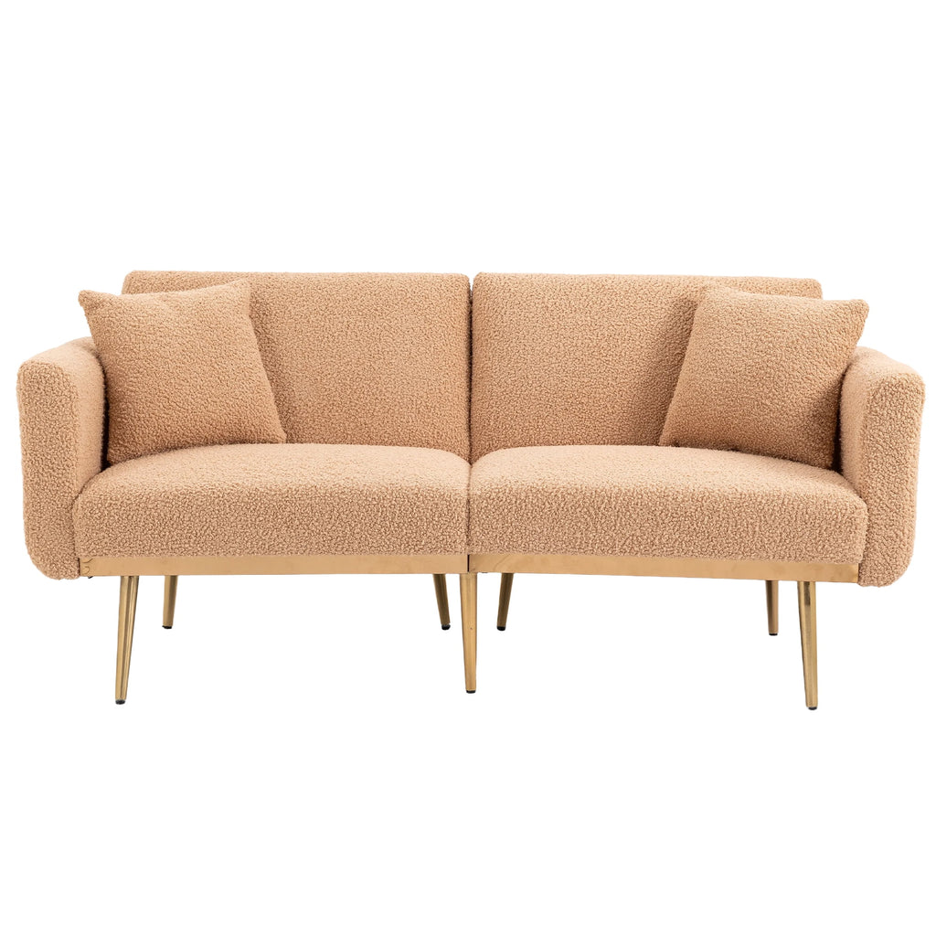 Velvet Sofa with Metal Feet O23114