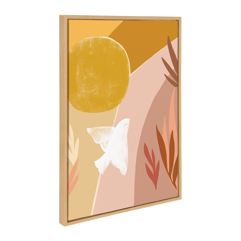 Natural Framed Canvas 18x24 H974