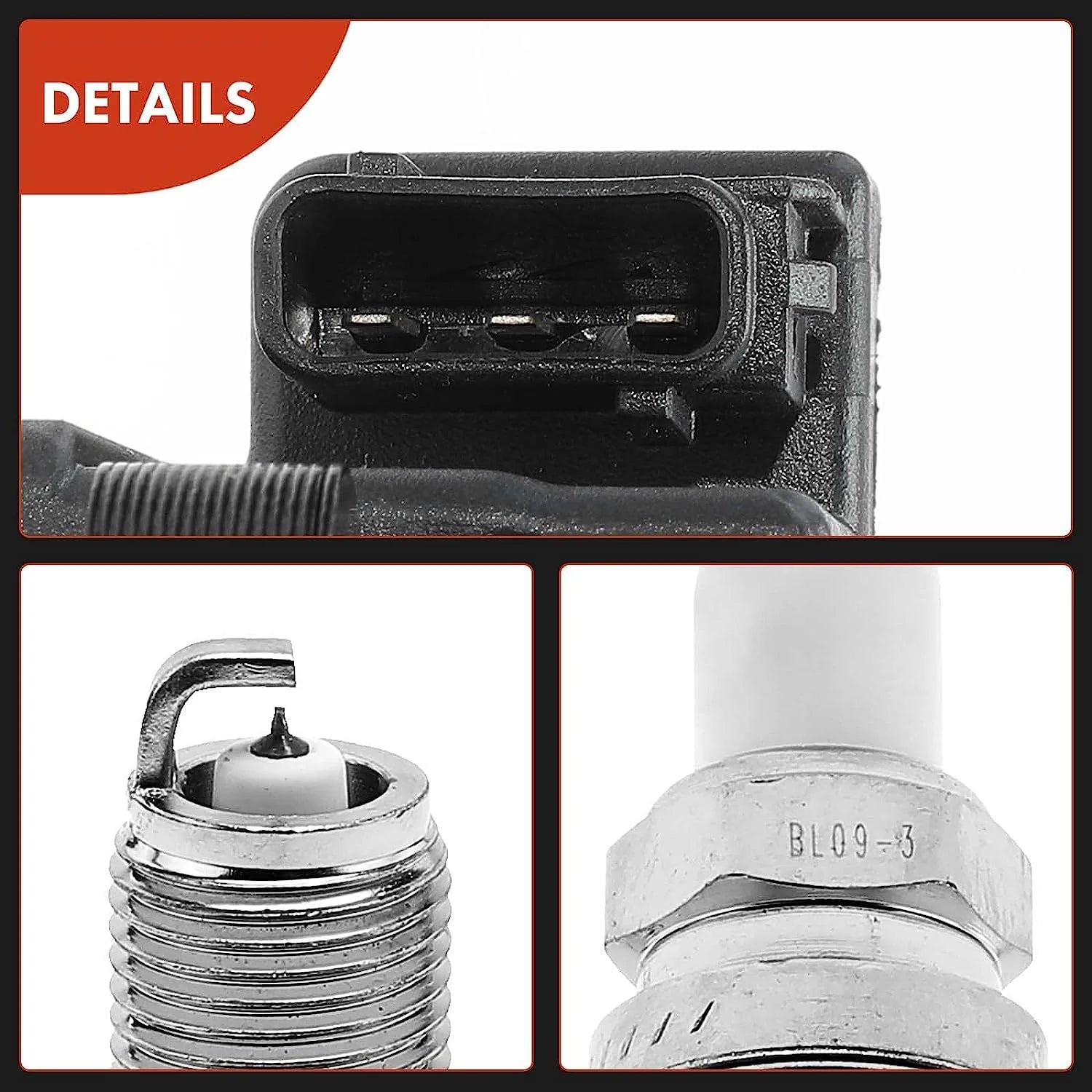 Set of 6 Ignition Coil Pack and Iridium Spark Plugs V5796