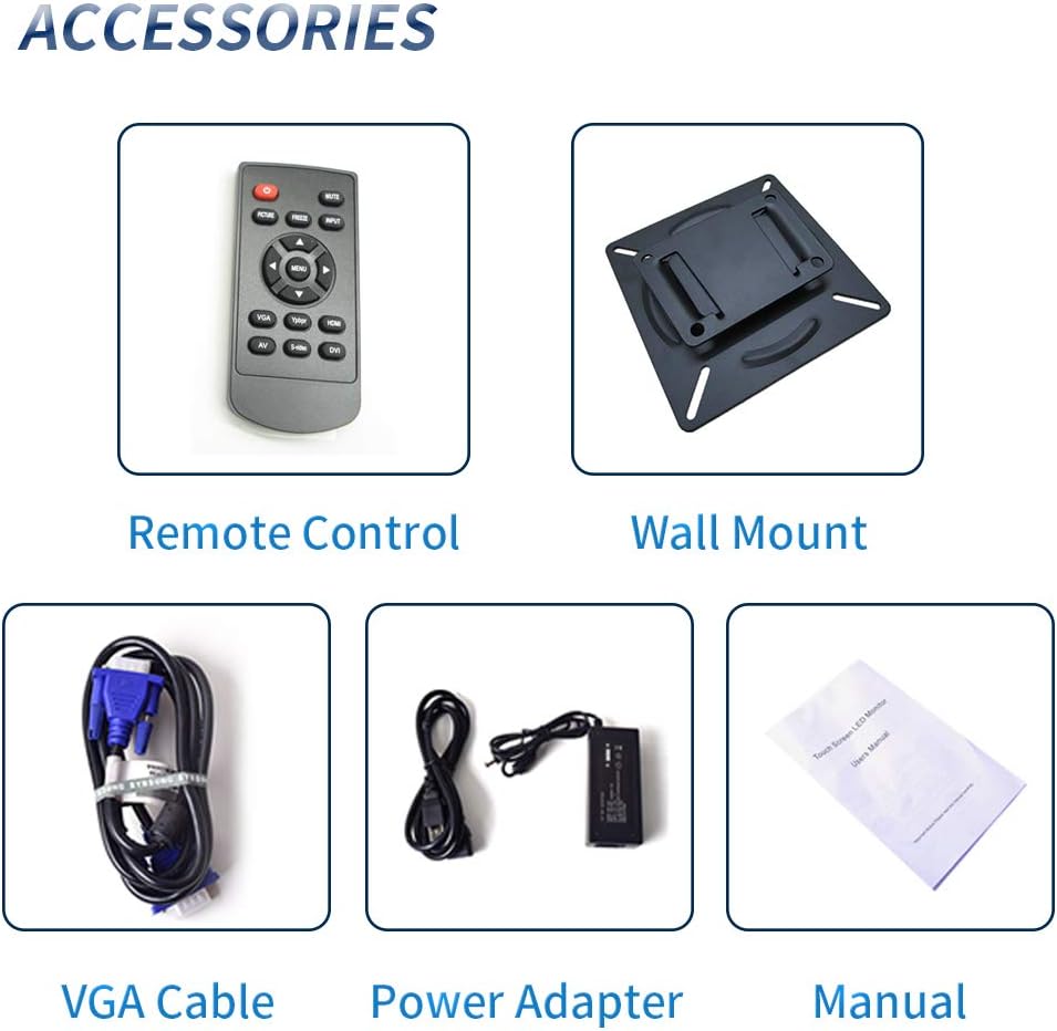 18.5 CCTV Monitor with VESA Wall Mounting K7532