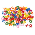 100 Pack Wooden Numbers Math Learning Educational Toy E4817