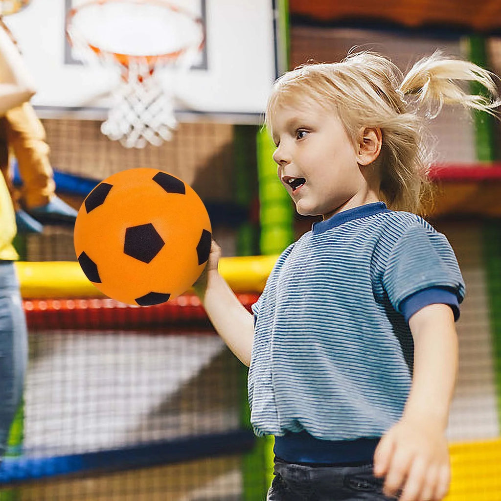 Mute Ball Indoor Children's Silent Football Racket Ball Sports Ball Toys Baby Sponge Ball Frame L132