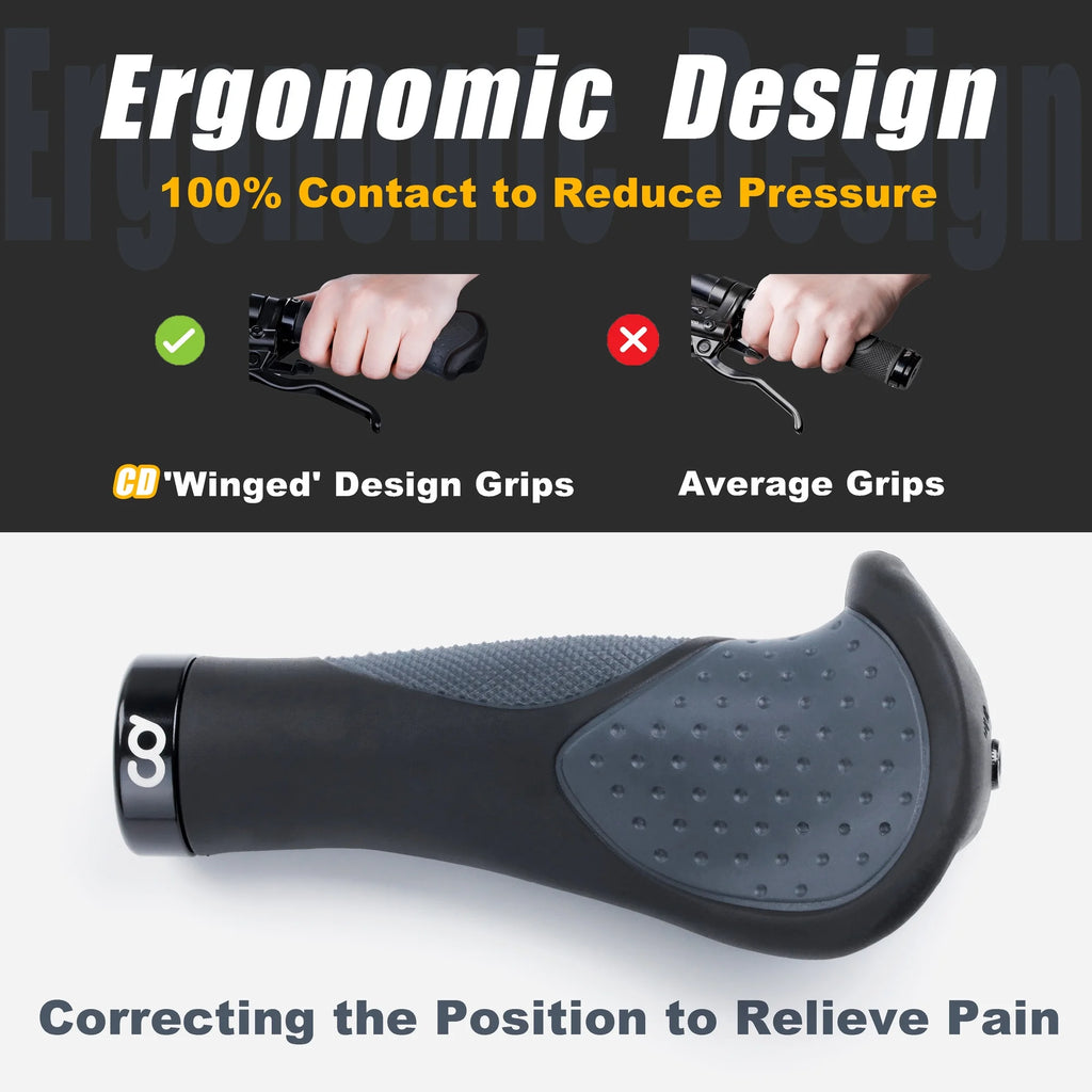 Ergonomic Anti-Slip Handlebar Grips D295