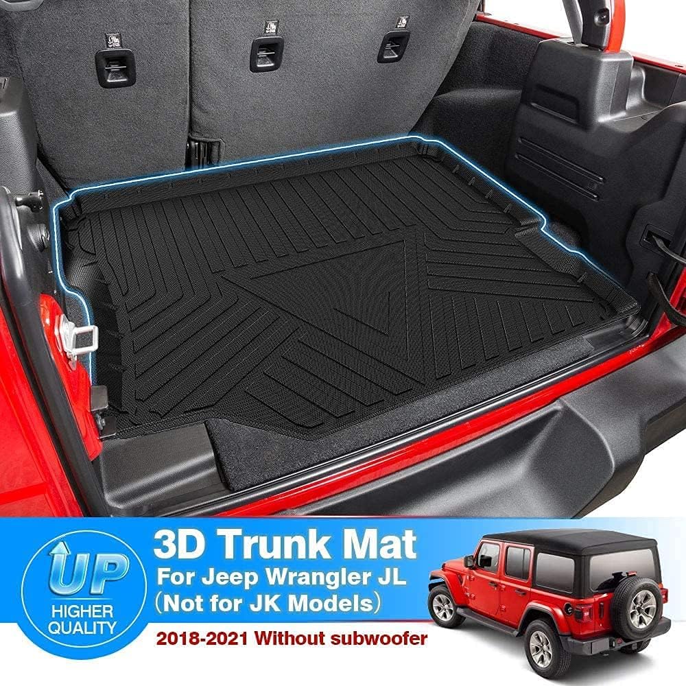Heavy Duty 3D Anti-Slip Trunk Liner Pack of 2 U240137