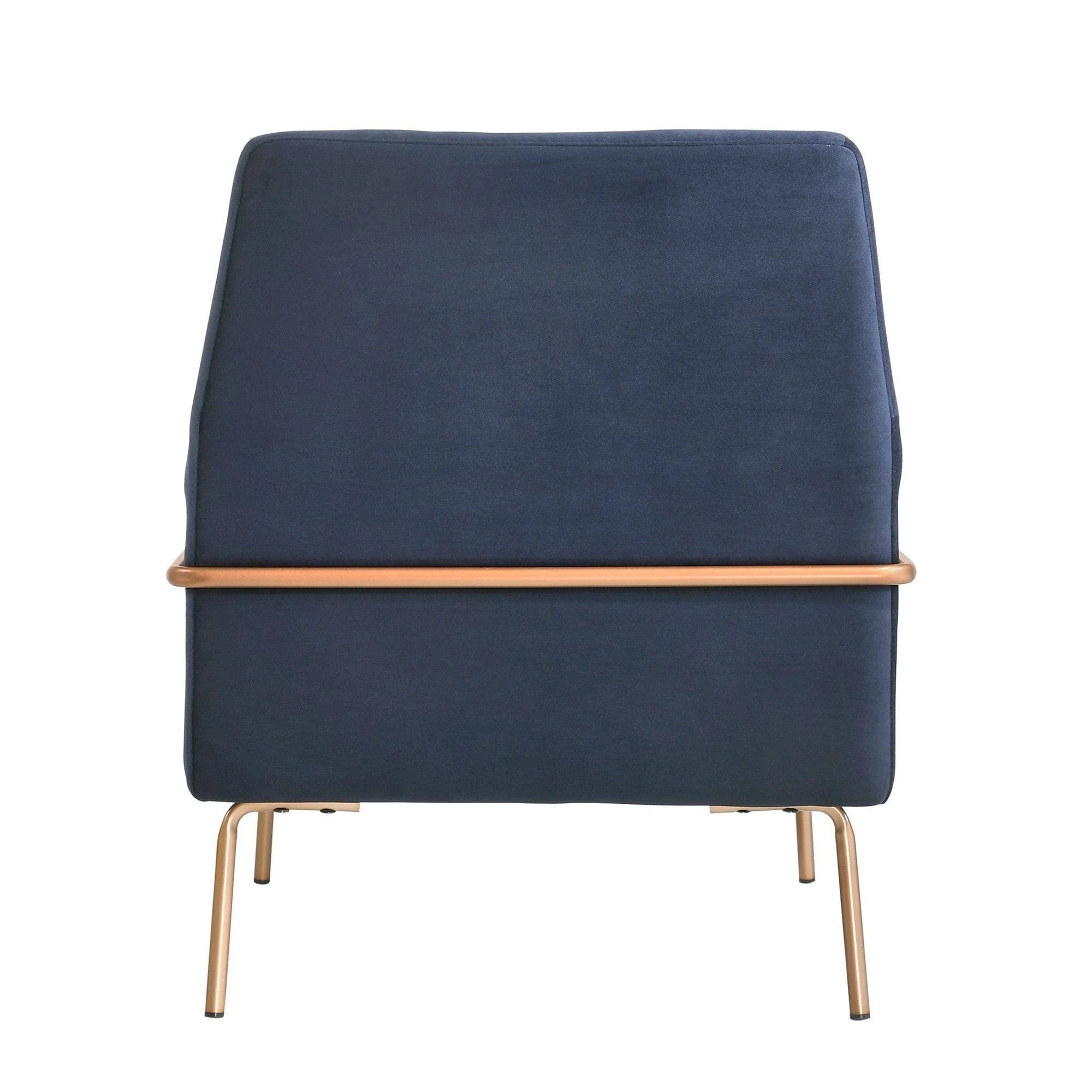 Blue Accent Arm Chair N7576