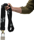 Anti Cut Security Chain and Lock Kit - 3 Foot x 3/8 Inch Thick Hardened Chain with Cut Proof Lock & Carrying Case R724