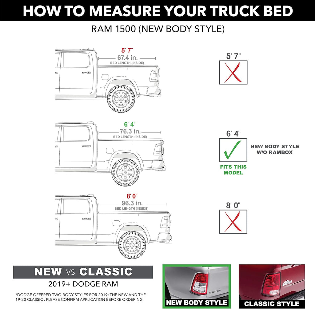 Hard Tri-Fold Truck Bed Tonneau Cover O2312