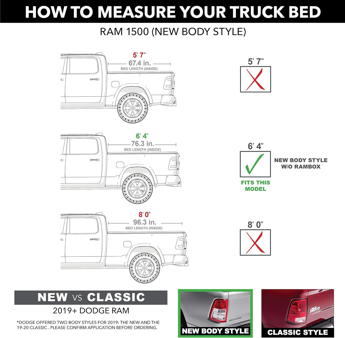 Hard Tri-Fold Truck Bed Tonneau Cover O2312