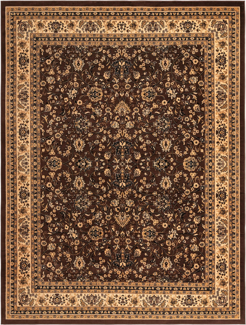 10' x 13' Brown Medium Rug W468863