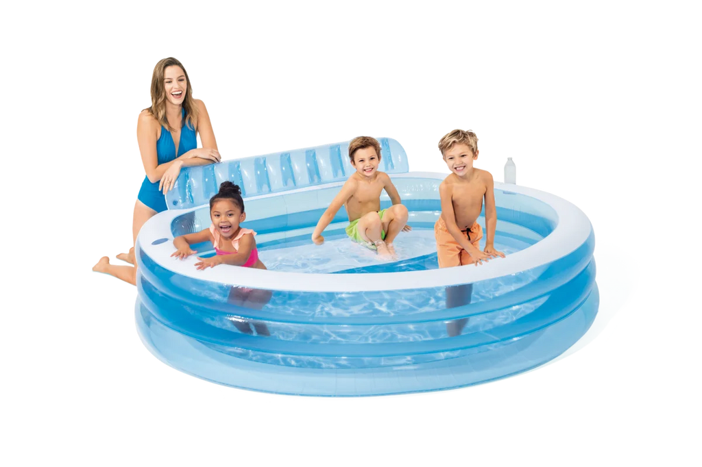 Inflatable Family Lounge Pool, 90" x 86" x 31" K571385