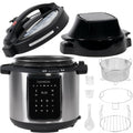 9-in-1 Pressure Cooker, Slow Cooker, Air Fryer, 6.5 qt J970