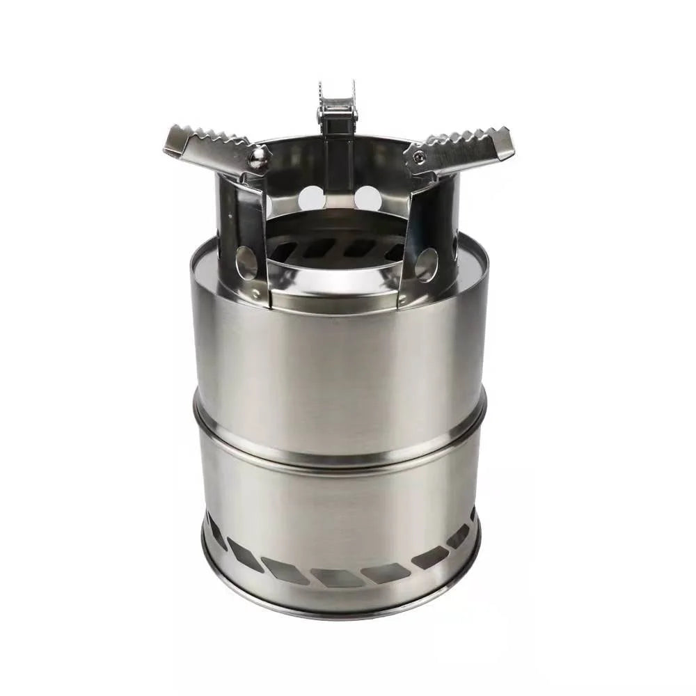 Camping Furnace Stainless Steel Detachable Wood Stove A747