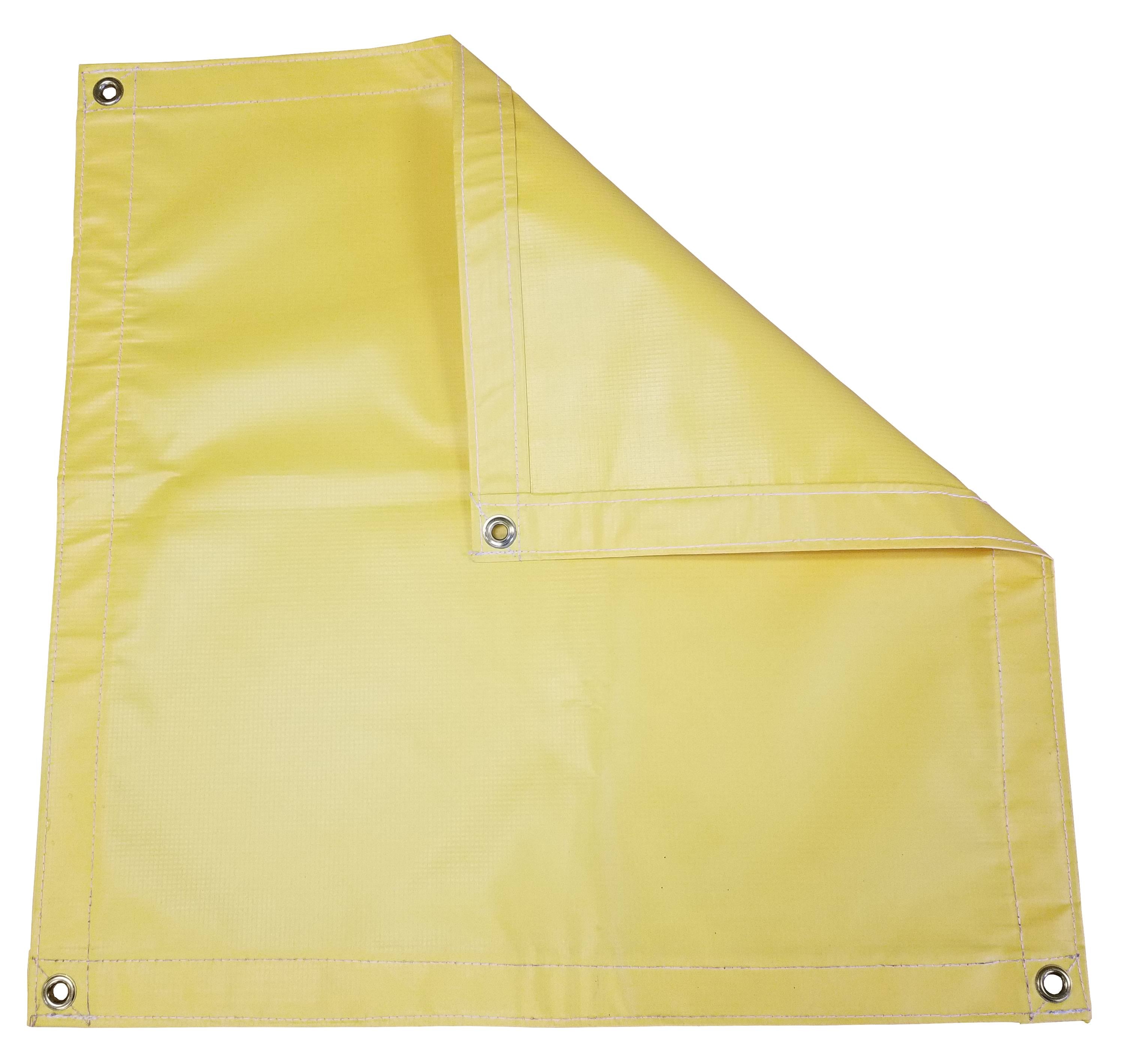 Yellow Flame Retardant Vinyl Laminated Tarp 13 oz. X3605