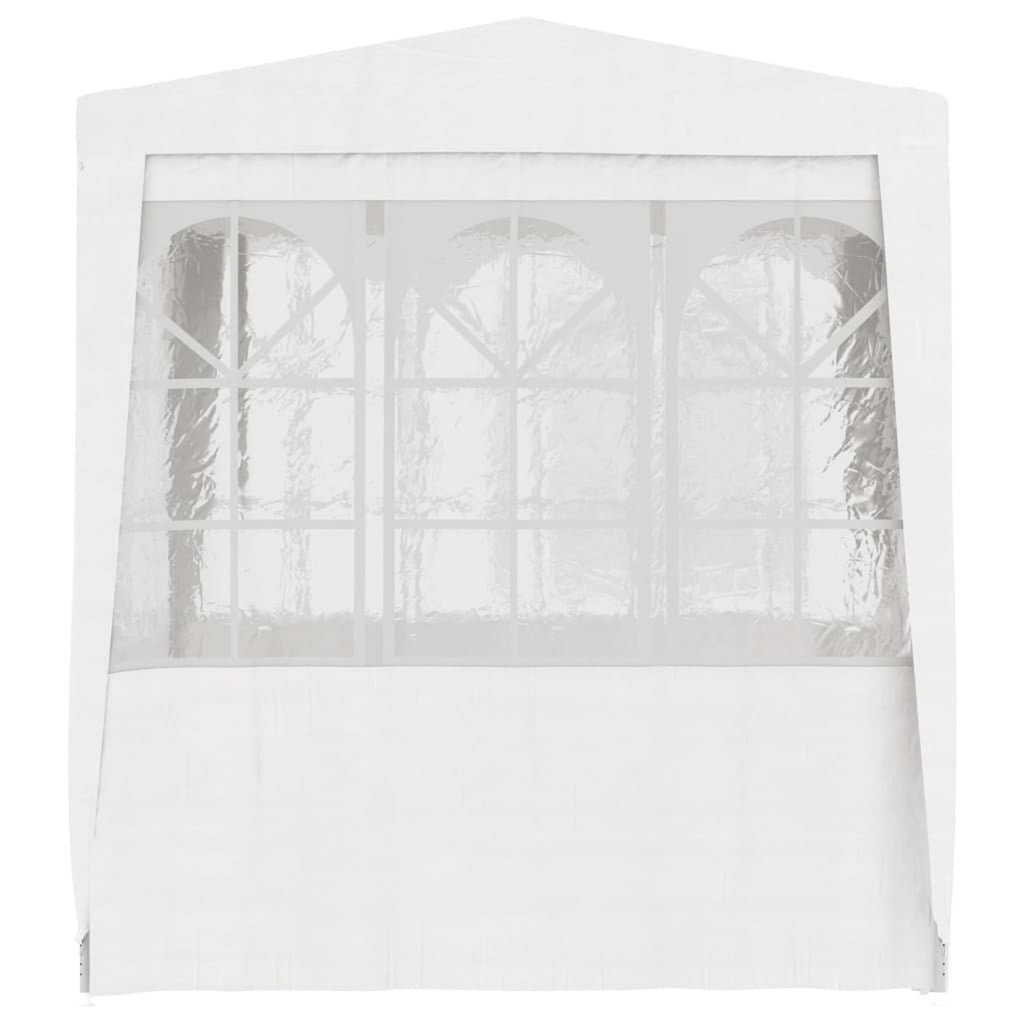 White Party Tent with Side Walls 6.6'x6.6' S4988