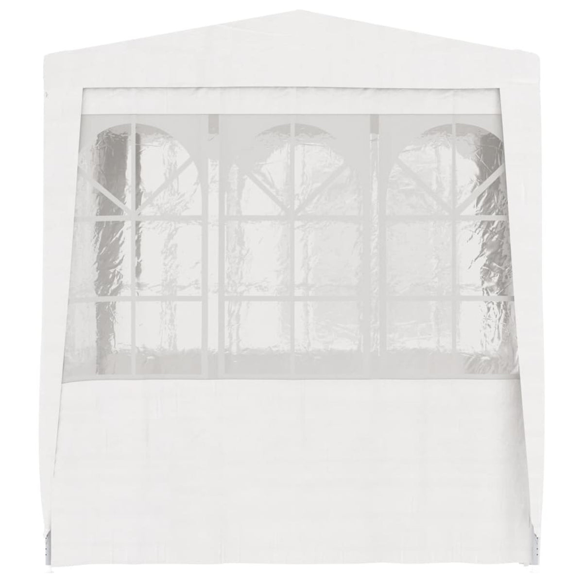 White Party Tent with Side Walls 6.6'x6.6' S4988