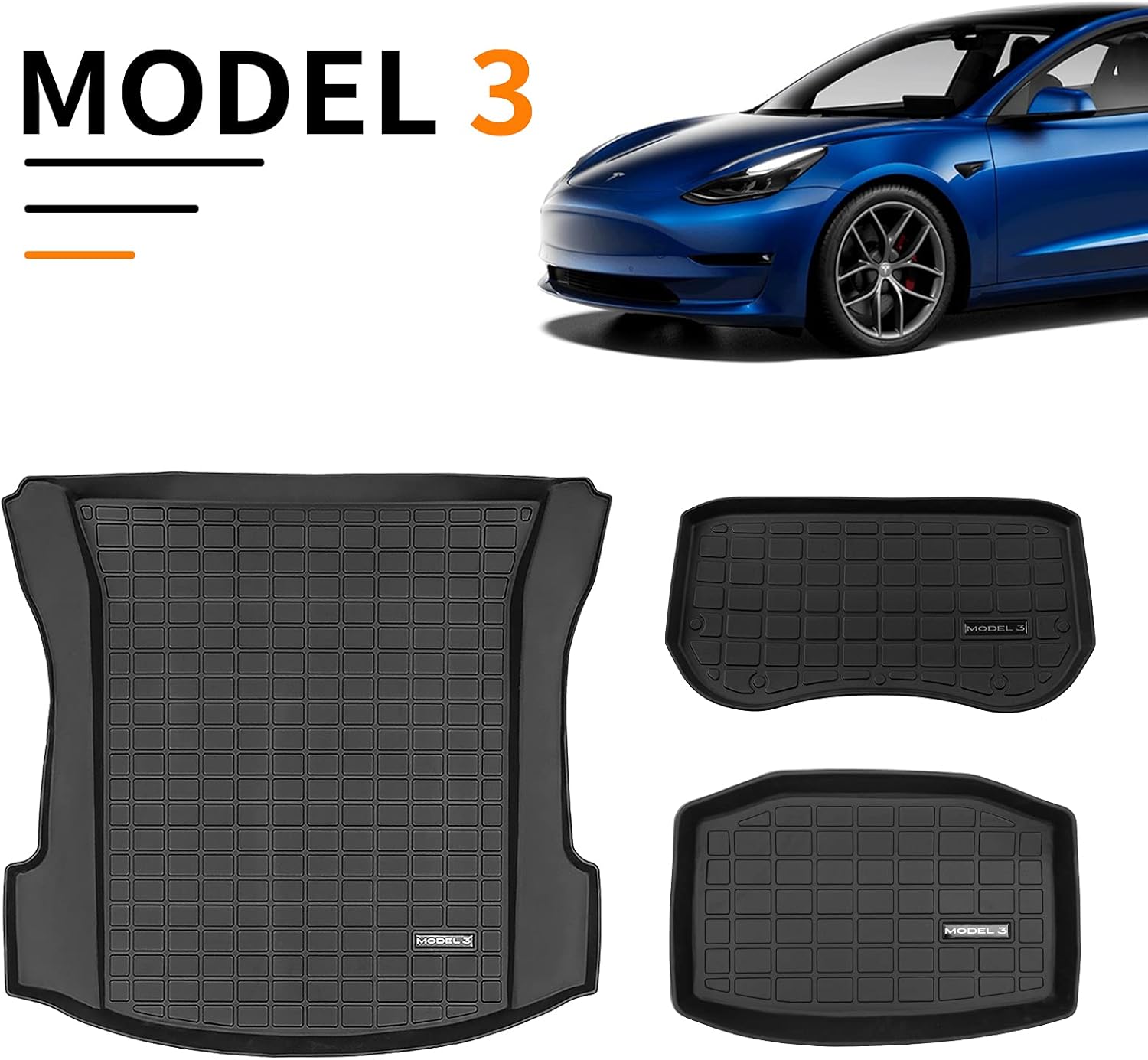 TPE Trunk Mats Set of 3 B58550