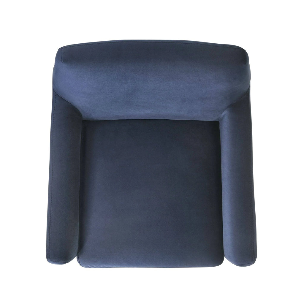 Blue Accent Arm Chair N7576