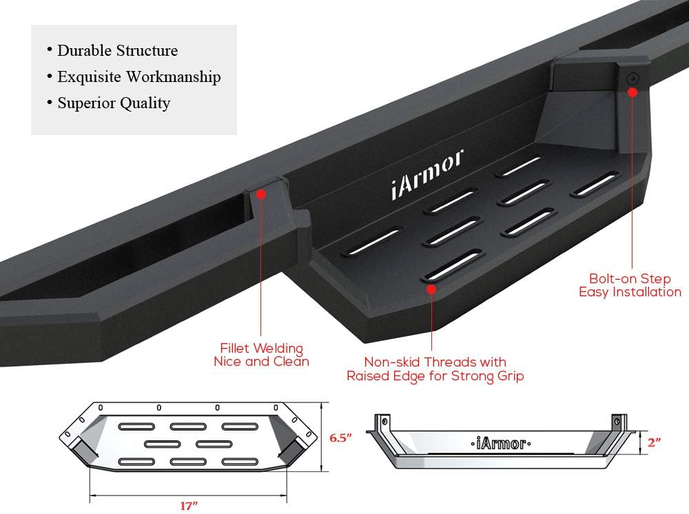 Aluminum Drop Steps Running Boards W675196