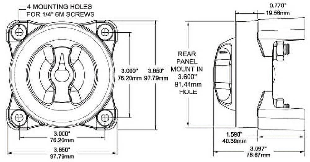 Red Battery Switch K58531