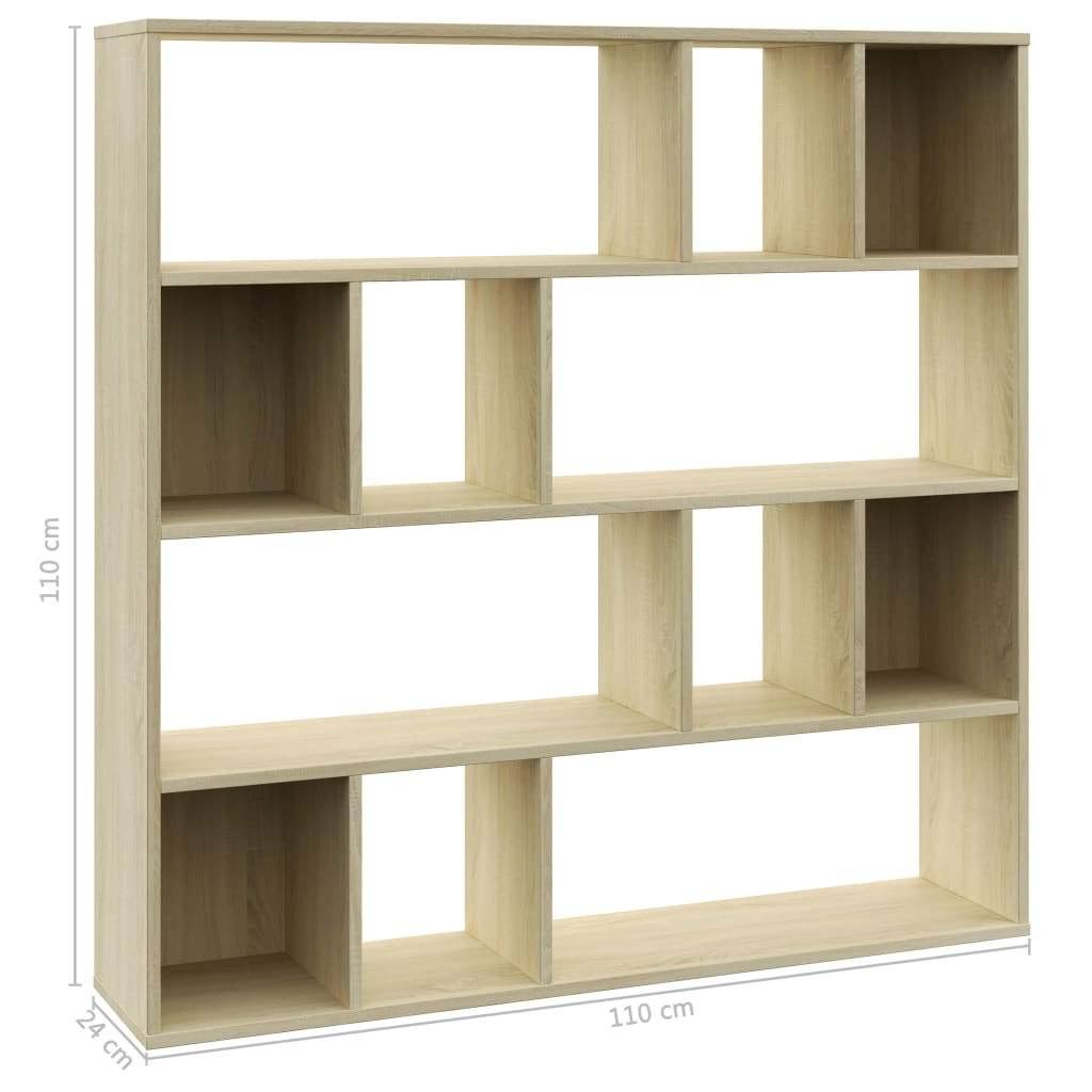 Room Divider/Book Cabinet Sonoma Oak Chipboard Y99247