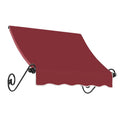 Burgundy Acrylic Fixed Awning S43028