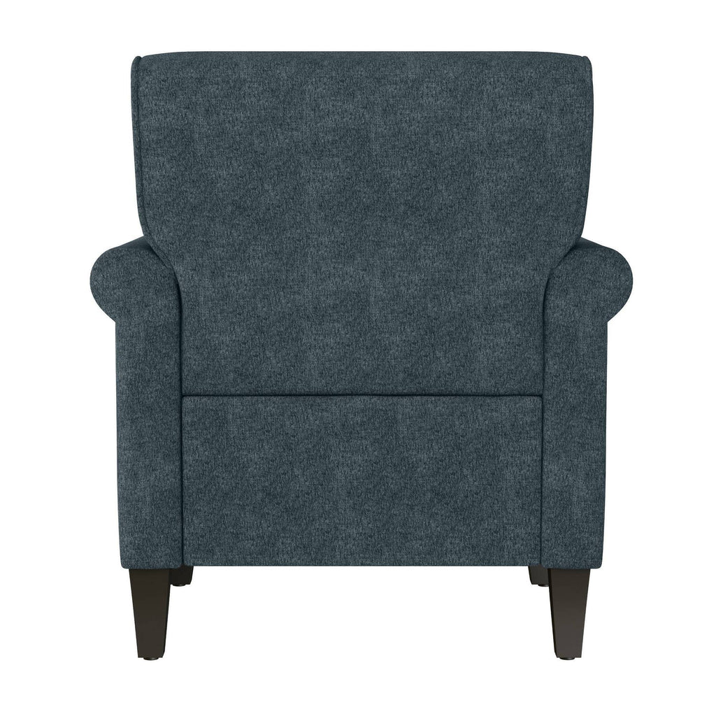 Blue Chenille Arm Chair D758381