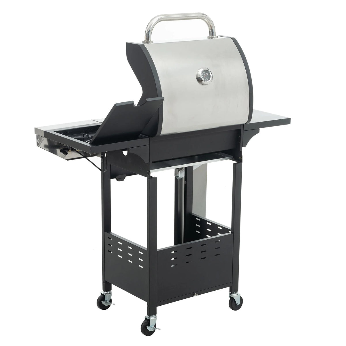 3-Burner Stainless Steel Propane Gas Grill with Side Burner R88833