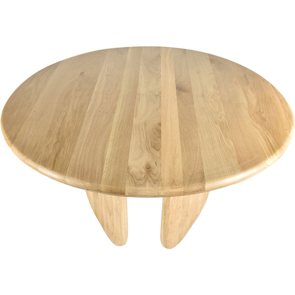 Mid-Century Wood Dining Table in White Oak/Natural Oak R343