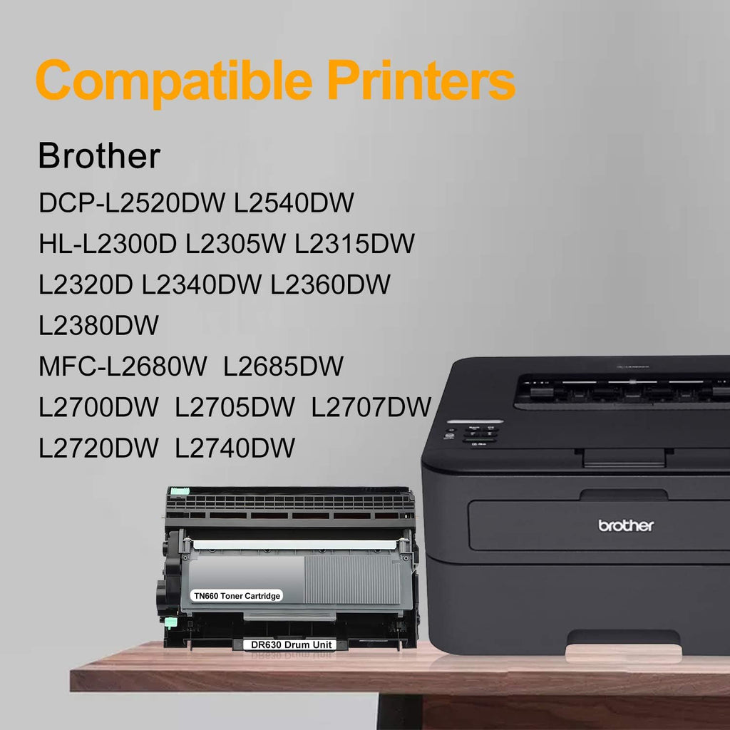 Compatible Drum Unit and Toner Cartridge Combo Pack of 2 V136885