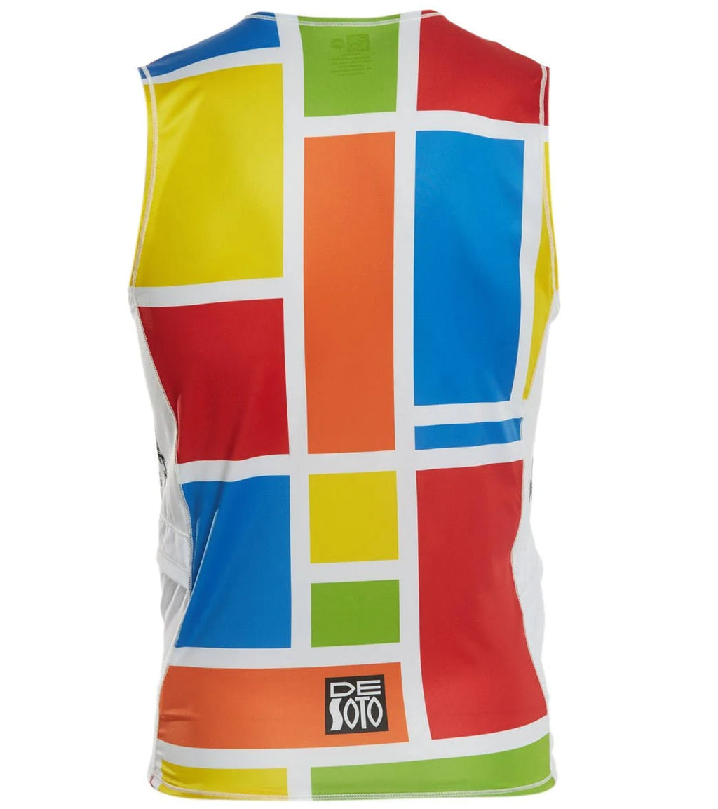 South Beach Mondrian Half Zip Tri Top S70374