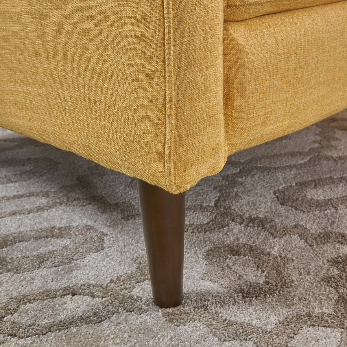 Set of 2 Mid-Century Recliner Muted Yellow Z784