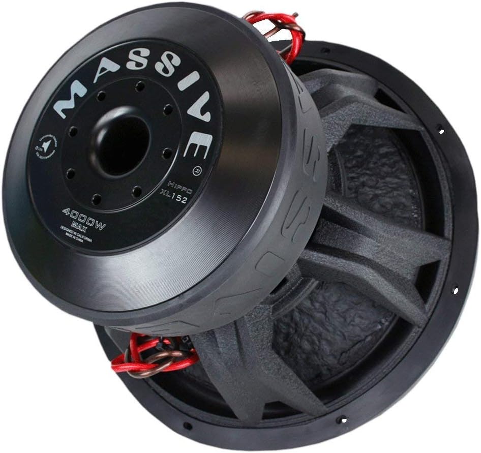 15 Inch 2000 Watt RMS Dual 2 Ohm Car Audio Subwoofer A974820