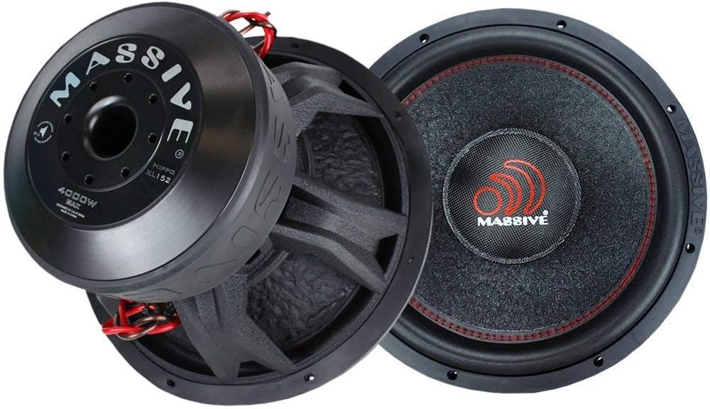 15 Inch 2000 Watt RMS Dual 2 Ohm Car Audio Subwoofer A974820