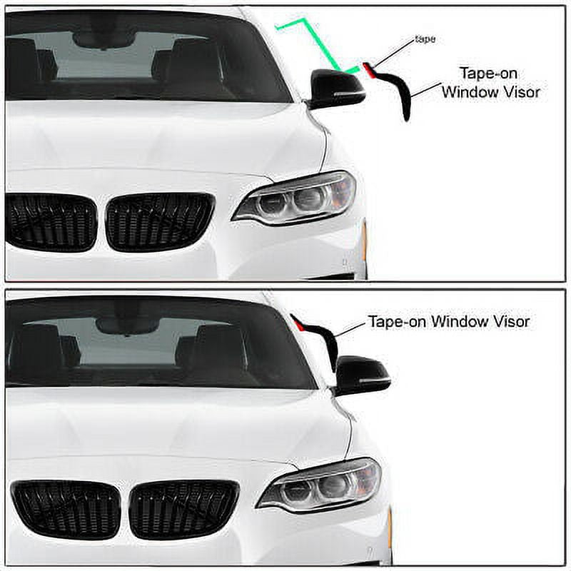 Window Visor Sun Rain Deflector Guard G81120